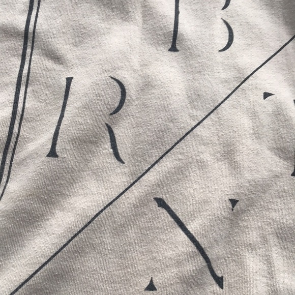 BURTON pullover graphic hoodie sweatshirt size XS oversized beige - Picture 7 of 11